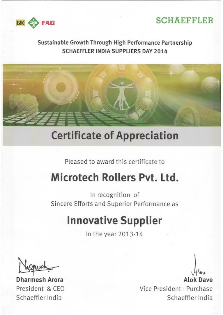 Schaeffler Innovative Supplier