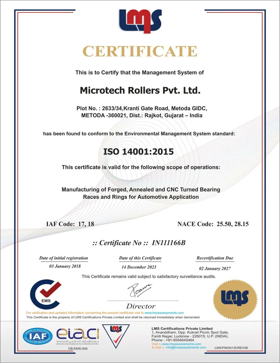 Environmental Management Certificate