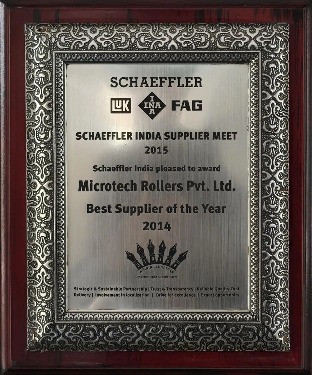 Schaeffler Supplier of the Year Award